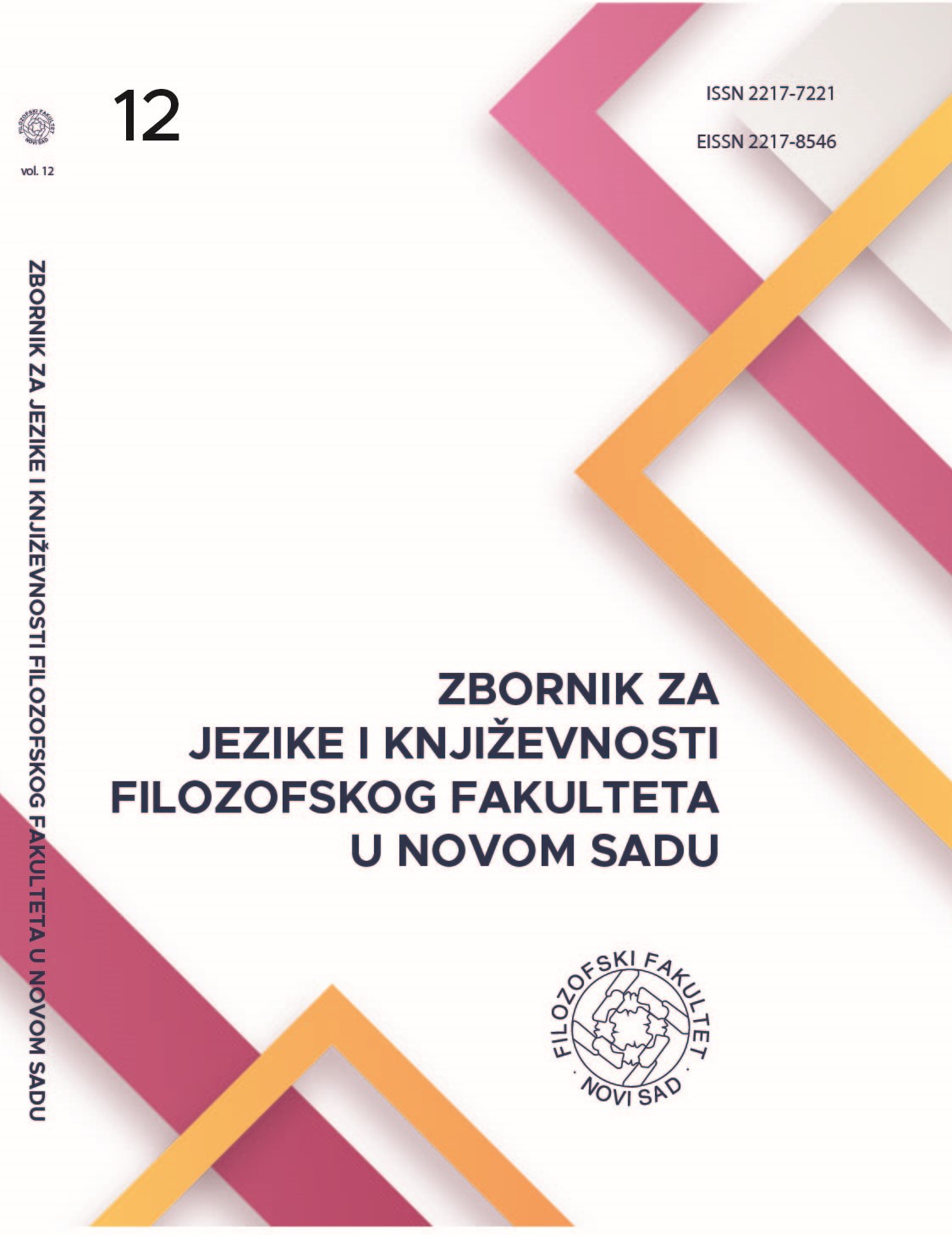 ZBORNIK ZA JEZIKE I KNJIŽEVNOSTI FILOZOFSKOG FAKULTETA U NOVOM SADU